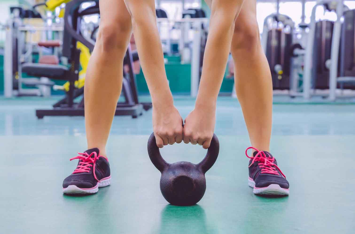 The Two-arm Kettlebell Row