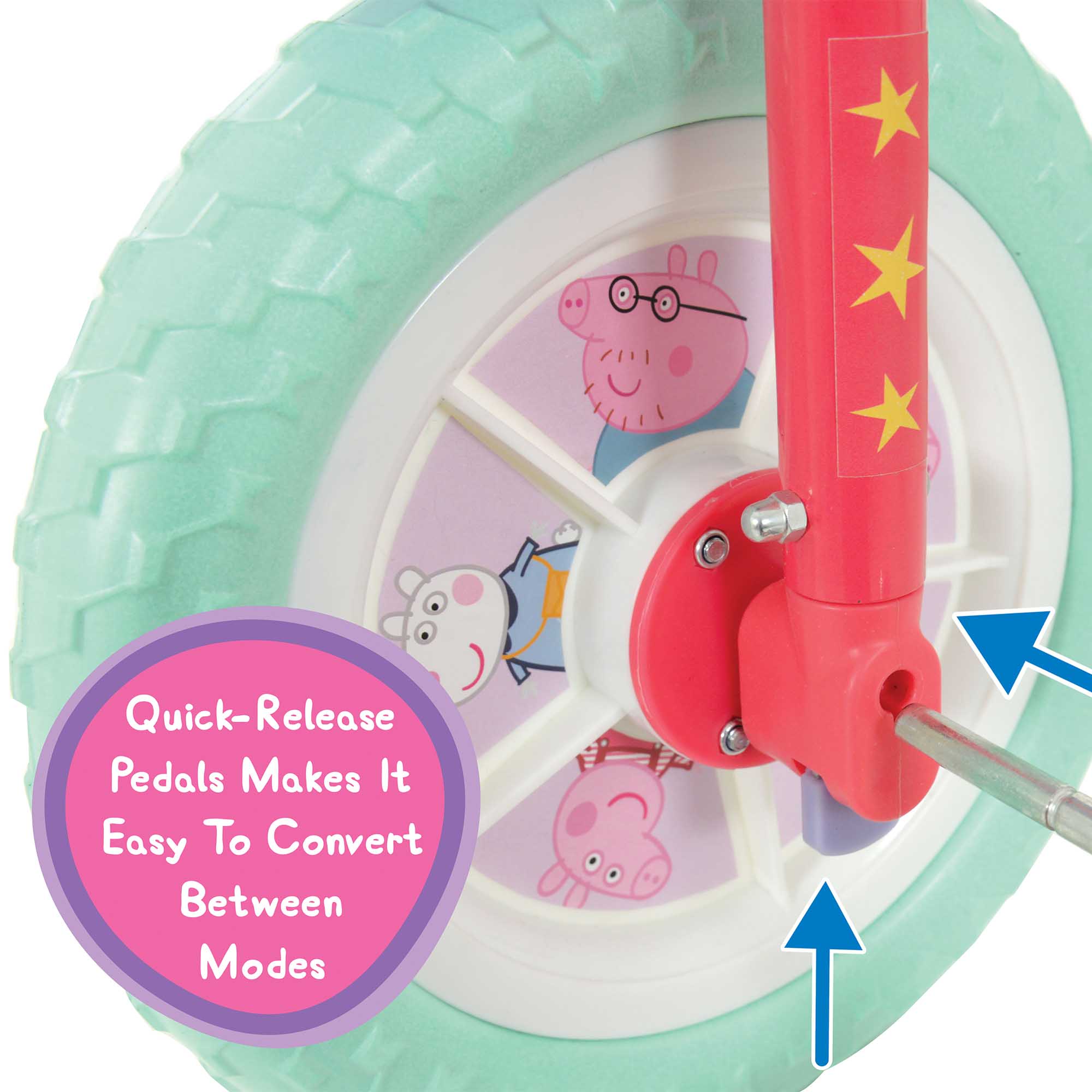 Peppa pig 2 in 1 training bike online