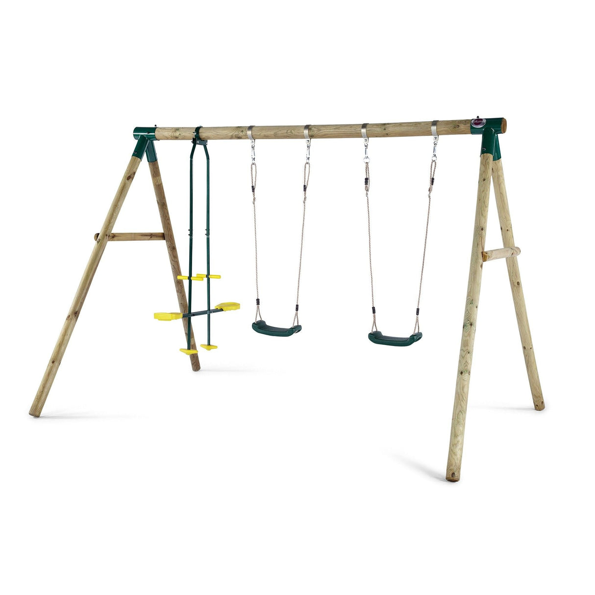 |PlumColobusWoodenSwingSet|