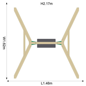 |PlumWoodenSingleSwingDims|