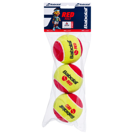 |BabolatInitiationRedFelt3BTMiniTennisBalls|