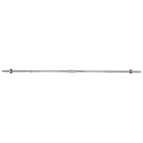 |Viavito 5ft Standard Chrome Barbell Bar with Spinlock Collars|