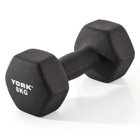 |York 8kg Neo Hex Dumbbell|