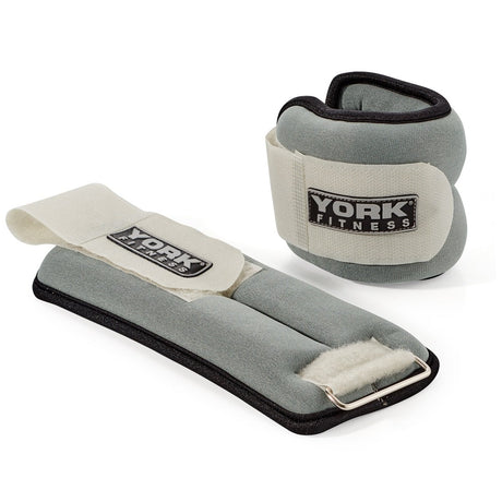 |York Soft Ankle and Wrist Weights 2 x 1kg|